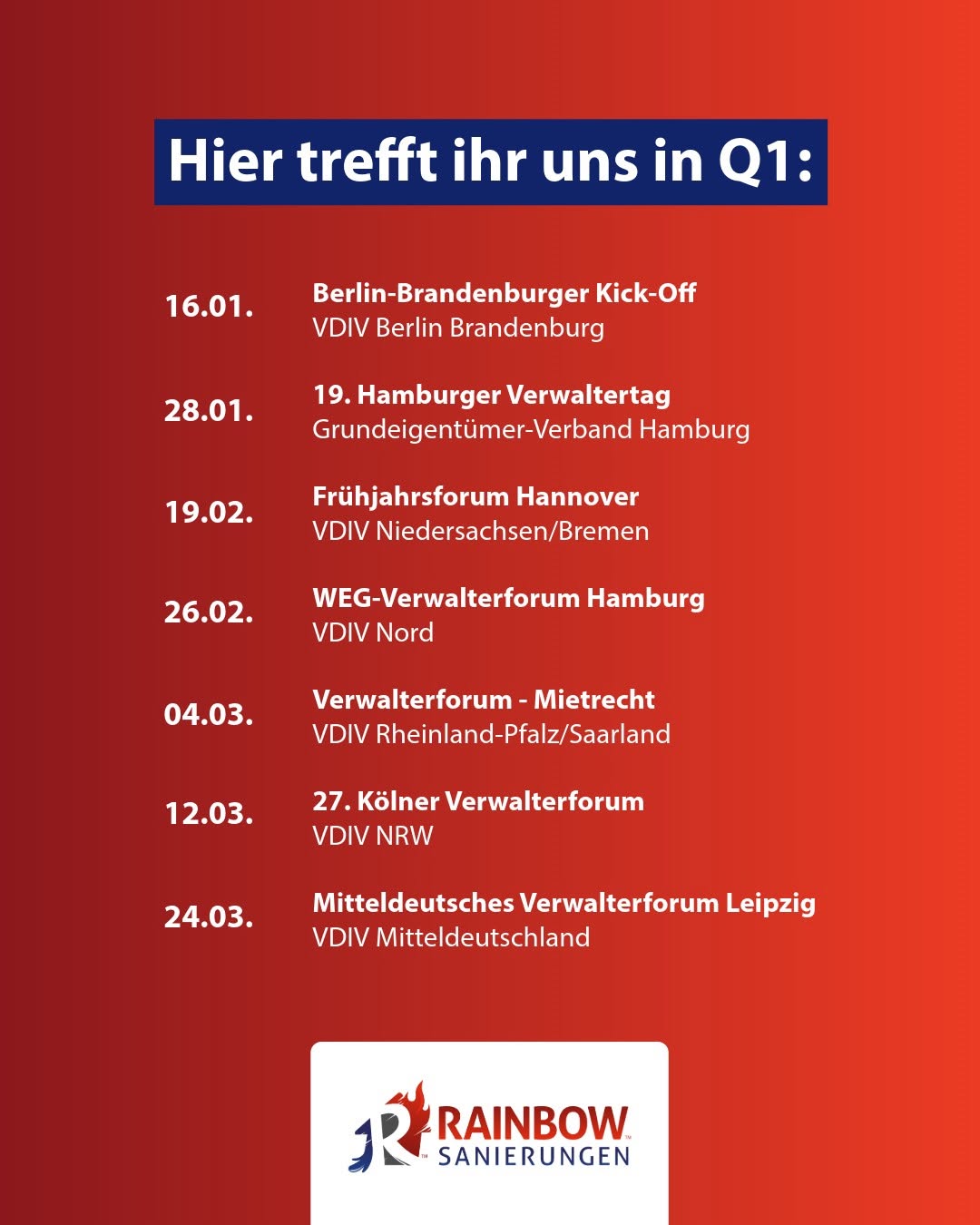 Gemeinsam für die Immobilienwirtschaft: Rainbow Sanierungen & LOCATEC vor Ort