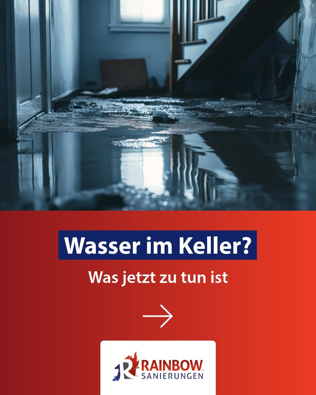 Keller unter Wasser? Diese 5 Schritte sind jetzt wichtig!