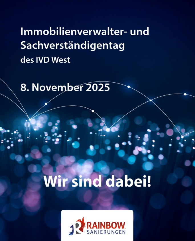 Rainbow Sanierungen beim Immobilienverwalter- und Sachverständigentag des IVD West